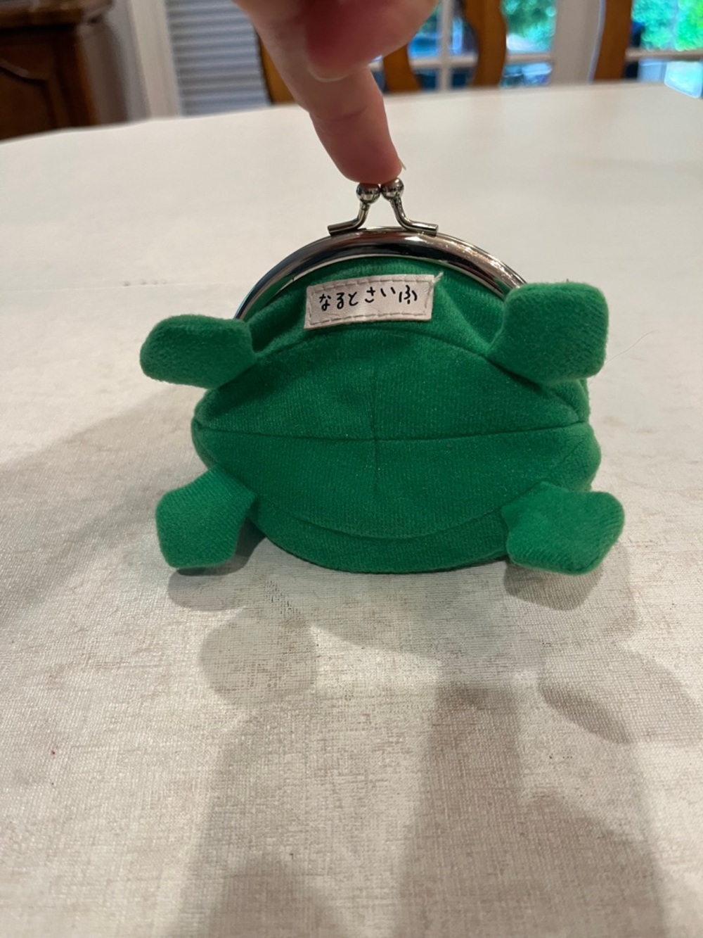 Sold Adorable Green Frog plush Coin Purse. So cute! - Picture 3 of 6